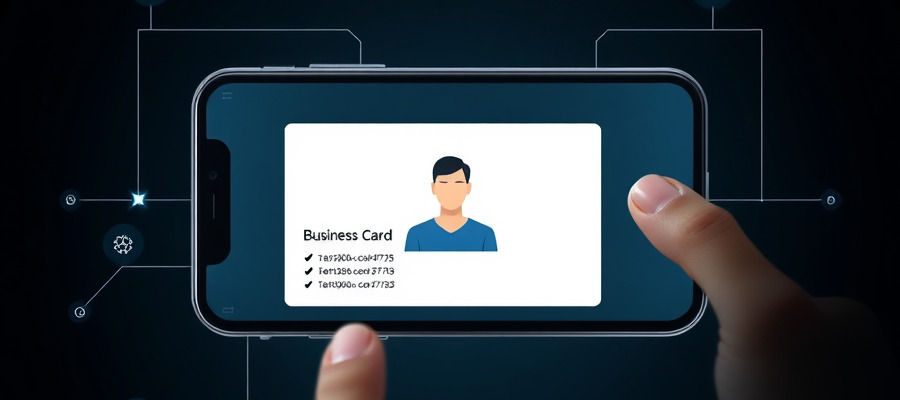 Automated Business Card Scanning & CRM Entry